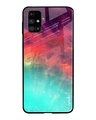 Shop Colorful Aura Glass Case For Samsung Galaxy M31s-Front