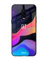 Shop Oneplus 6t Colorful Fluid Glass Case-Front
