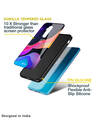 Shop Colorful Fluid Glass Case For Oneplus 7t-Full