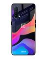 Shop Colorful Fluid Glass Case For Oneplus Nord Ce