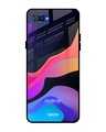 Shop Colorful Fluid Glass Case For Realme C2-Front