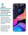 Shop Colorful Fluid Glass Case For Samsung Galaxy A21s-Back