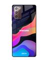 Shop Samsung Galaxy Note 20 Colorful Fluid Glass Case-Front