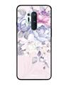 Shop Oneplus 8 Pro Elegant Floral Glass Case-Front
