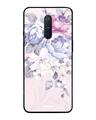 Shop Oneplus 8 Elegant Floral Glass Case-Front