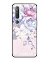 Shop Xiaomi Mi 10 Elegant Floral Glass Case-Front