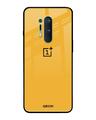 Shop Oneplus 8 Pro Fluorescent Yellow Glass Case-Front