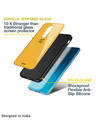Shop Fluorescent Yellow Glass Case For Oneplus 8t-Full