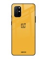 Shop Fluorescent Yellow Glass Case For Oneplus 8t