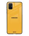 Shop Samsung Galaxy A51 Fluorescent Yellow Glass Case-Front