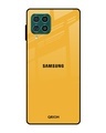 Shop Fluorescent Yellow Glass Case For Samsung Galaxy F62