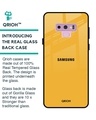 Shop Fluorescent Yellow Glass Case For Samsung Galaxy Note 9-Back