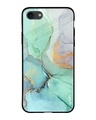 Shop Marble Printed Premium Glass Cover for iPhone 8(Shock Proof, Lightweight)-Front