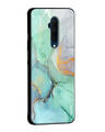 Shop Green Marble Glass Case For Oneplus 7t-Full