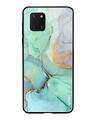 Shop Green Marble Glass Case For Samsung Galaxy Note 10 Lite-Front