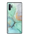 Shop Green Marble Glass Case For Samsung Galaxy Note 10 Plus-Front