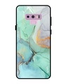 Shop Green Marble Glass Case For Samsung Galaxy Note 9-Front