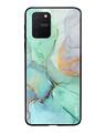 Shop Green Marble Glass Case For Samsung Galaxy S10 Lite-Front