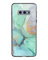 Shop Green Marble Glass Case For Samsung Galaxy S10e-Front