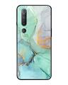 Shop Xiaomi Mi 10 Green Marble Glass Case-Front