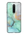 Shop Xiaomi Redmi K20 Green Marble Glass Case-Front