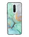 Shop Xiaomi Redmi K30 Green Marble Glass Case-Front