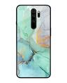 Shop Xiaomi Redmi Note 8 Pro Green Marble Glass Case-Front