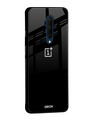Shop Jet Black Oneplus 7 Pro Premium Glass Case (Gorilla Glass & Shockproof Anti-Slip Silicone)-Design