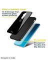 Shop Jet Black Oneplus 9R Premium Glass Case (Gorilla Glass & Shockproof Anti-Slip Silicone)-Full