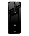 Shop Jet Black Glass Case For Redmi Note 9 Pro-Design