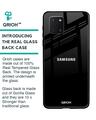 Shop Jet Black Glass Case For Samsung Galaxy Note 10 Lite-Back