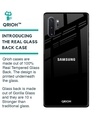 Shop Jet Black Glass Case For Samsung Galaxy Note 10 Plus-Back