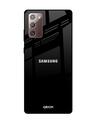 Shop Samsung Galaxy Note 20 Jet Black Glass Case-Front