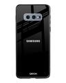 Shop Jet Black Glass Case For Samsung Galaxy S10e