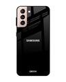 Shop Samsung Galaxy S21 Jet Black Glass Case-Front