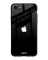 Shop Jet Black Premium Glass Cover For (Apple Iphone 7)-Front