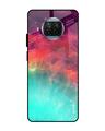 Shop Colorful Aura Glass Case For Mi 10i 5g-Front