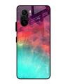 Shop Colorful Aura Glass Case For Mi 11x Pro-Front