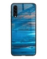Shop Patina Finish Glass Case For Samsung Galaxy A50s-Front