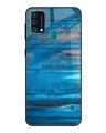 Shop Patina Finish Glass Case For Samsung Galaxy F41-Front