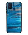 Shop Patina Finish Glass Case For Samsung Galaxy M31 Prime-Front