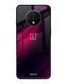 Shop Razor Black Glass Case For Oneplus 7t-Front