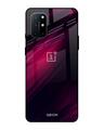 Shop Black-Red Oneplus 8T Razor Premium Glass Case (Gorilla Glass & Shockproof Anti-Slip Silicone)