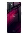 Shop Razor Black Glass Case For Oneplus Nord-Front