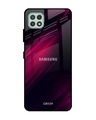 Shop Razor Black Glass Case For Samsung Galaxy A22 5g-Front