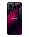 Shop Razor Black Glass Case For Samsung Galaxy A31-Front