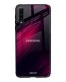 Shop Razor Black Glass Case For Samsung Galaxy A50-Front