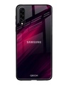 Shop Razor Black Glass Case For Samsung Galaxy A50s-Front