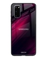 Shop Razor Black Glass Case For Samsung Galaxy S20-Front