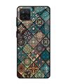 Shop Retro Art Glass Case For Samsung Galaxy A12-Front